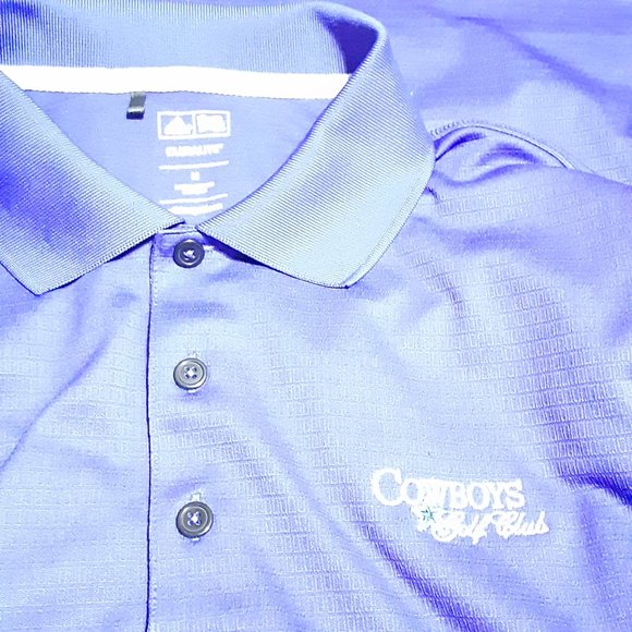 Adidas Climalite Men's Dallas Cowboys Golf Club Polo Shirt in Size M - Picture 4 of 6